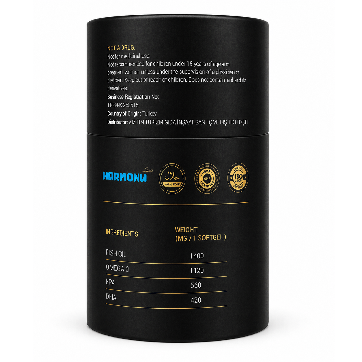 Harmony Omega 3 Premium Fish Oil - Image 3