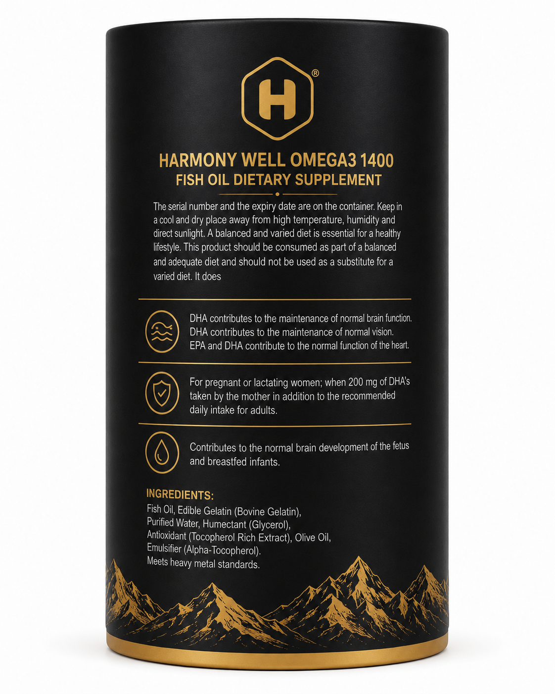 Harmony Omega 3 Premium Fish Oil - Image 4